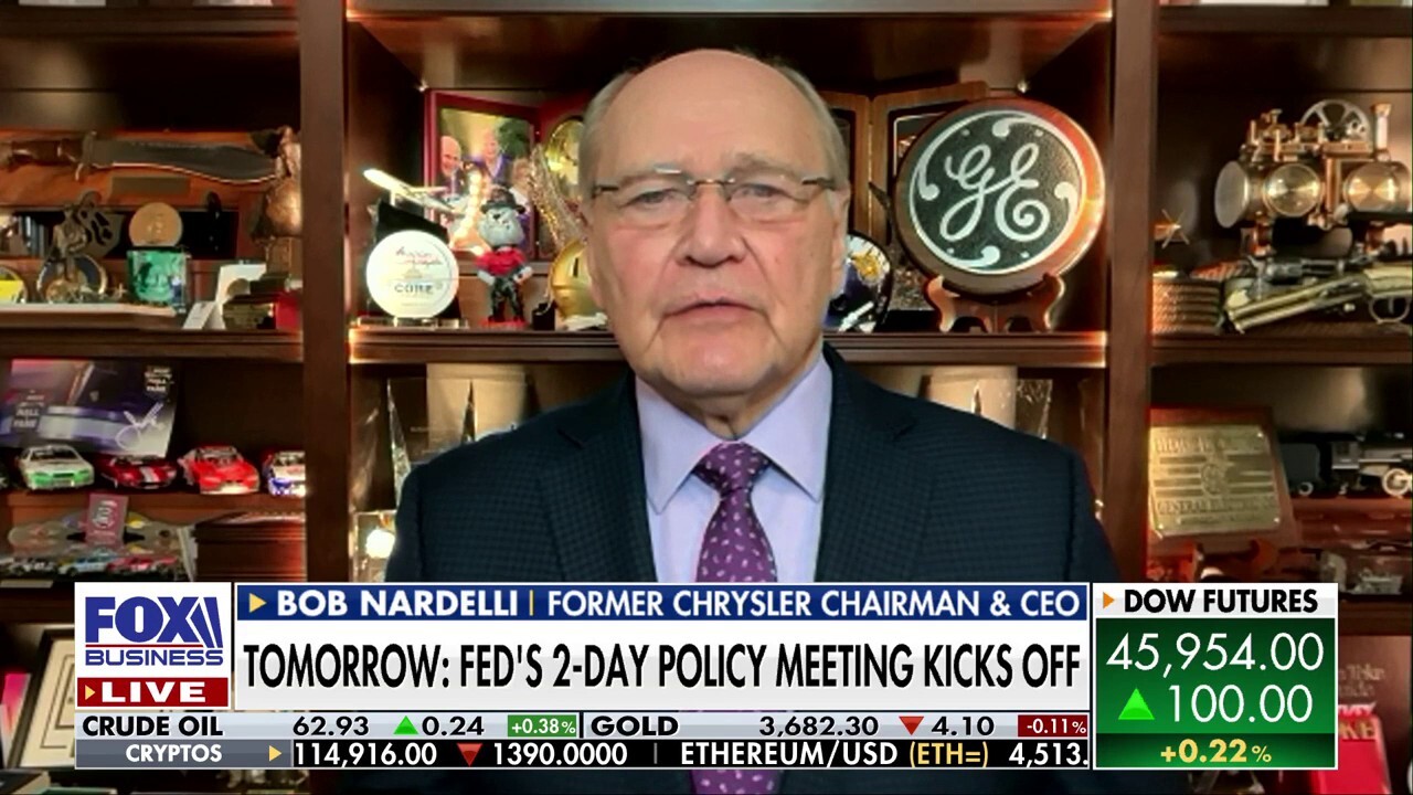 Former Home Depot chairman and CEO Bob Nardelli joins 'Mornings with Maria' to break down what the Fed’s expected rate cut means for markets, housing and energy, and why inflation, tariffs and the labor market will remain key watch points.