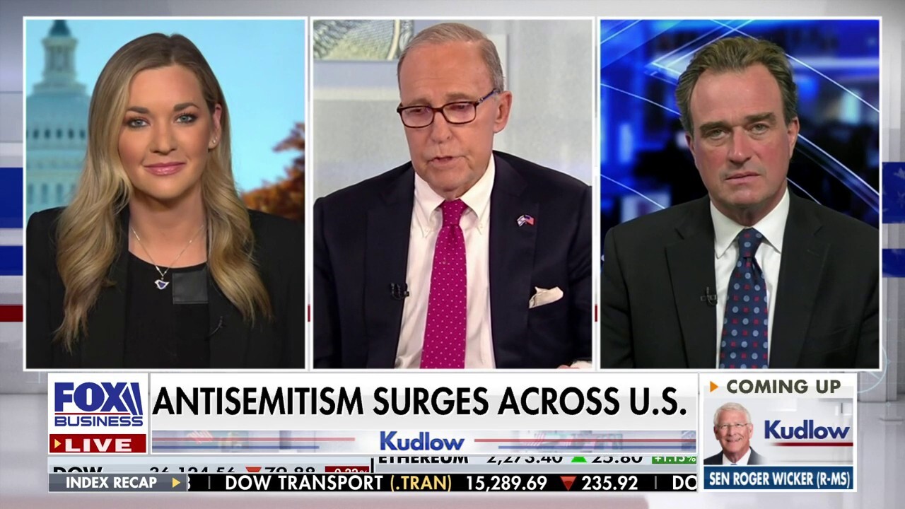  FOX News contributors Charlie Hurt and Katie Pavlich react to rising antisemitism on college campuses on 'Kudlow.'