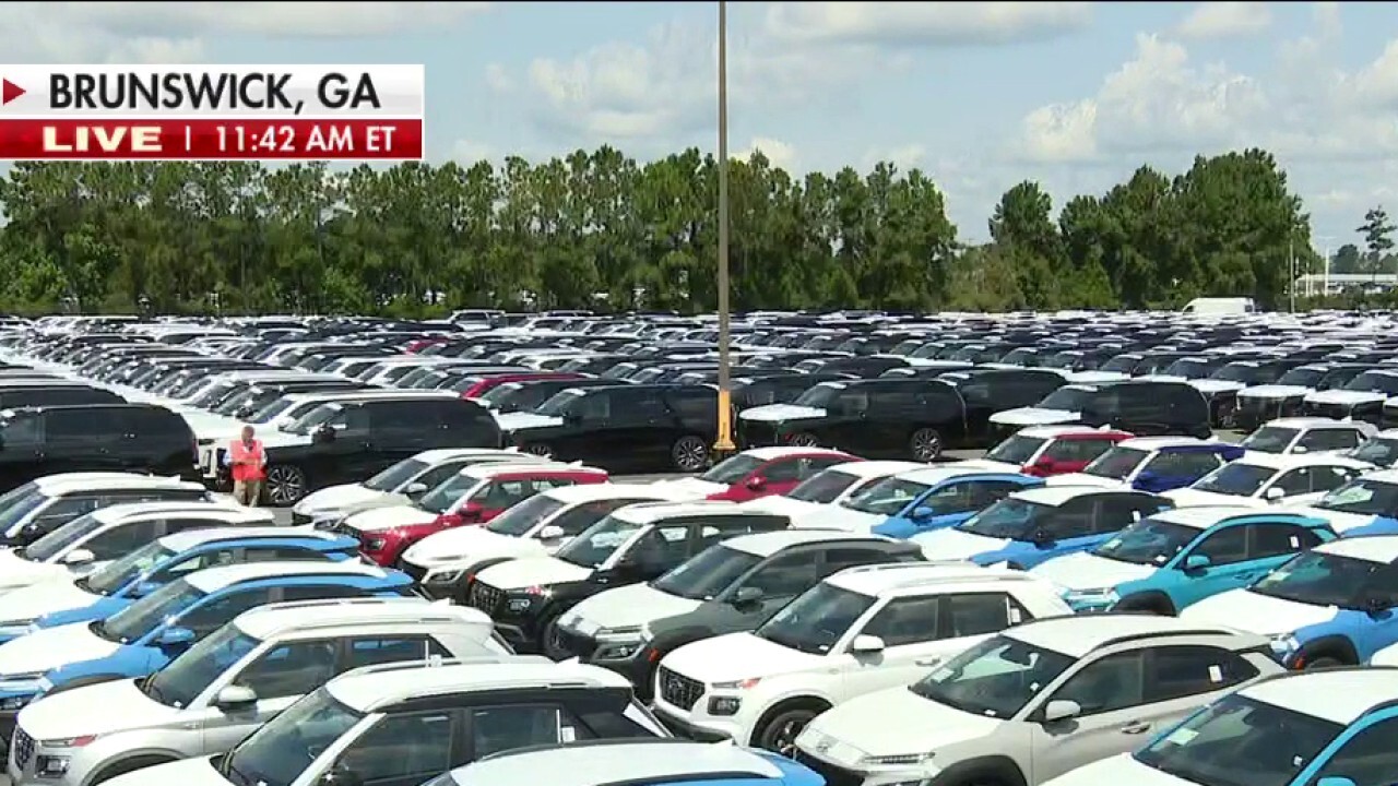 FOX Business' Ashley Webster reports from the Port of Brunswick in Brunswick, Georgia, noting that the truck driver shortage has been a factor. 