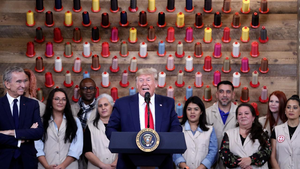 Trump celebrates opening of new Louis Vuitton facility in Texas