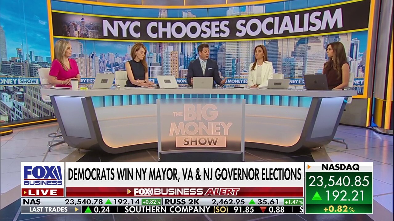 ‘The Big Money Show’ panel reacts to New York City’s stunning socialist turn, warning that voters chasing ‘free stuff’ may drive jobs, businesses and taxpayers out as affordability and crime worsen.