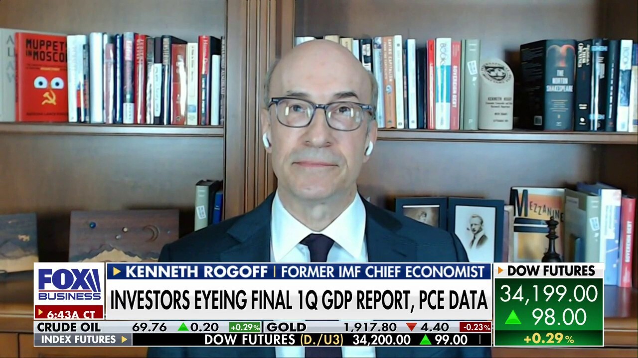 Harvard University professor of economics Kenneth Rogoff eyes May PCE data, the final Q1 GDP report and the state of the U.S. economy under 'Bidenomics.'