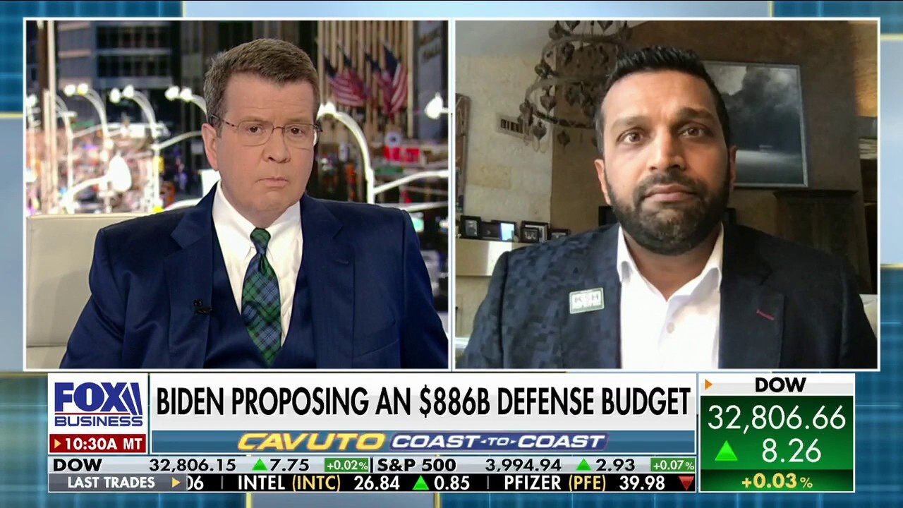 Former chief of staff at the Department of Defense Kash Patel breaks down President Biden's proposal for an $886 billion defense budget.