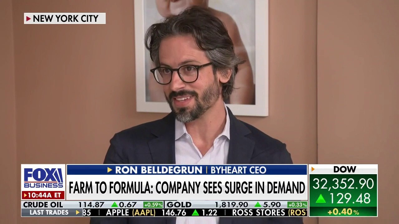 FOX Business' Lydia Hu speaks to ByHeart CEO Ron Belldegrun about the 'unfathomable' formula shortage.