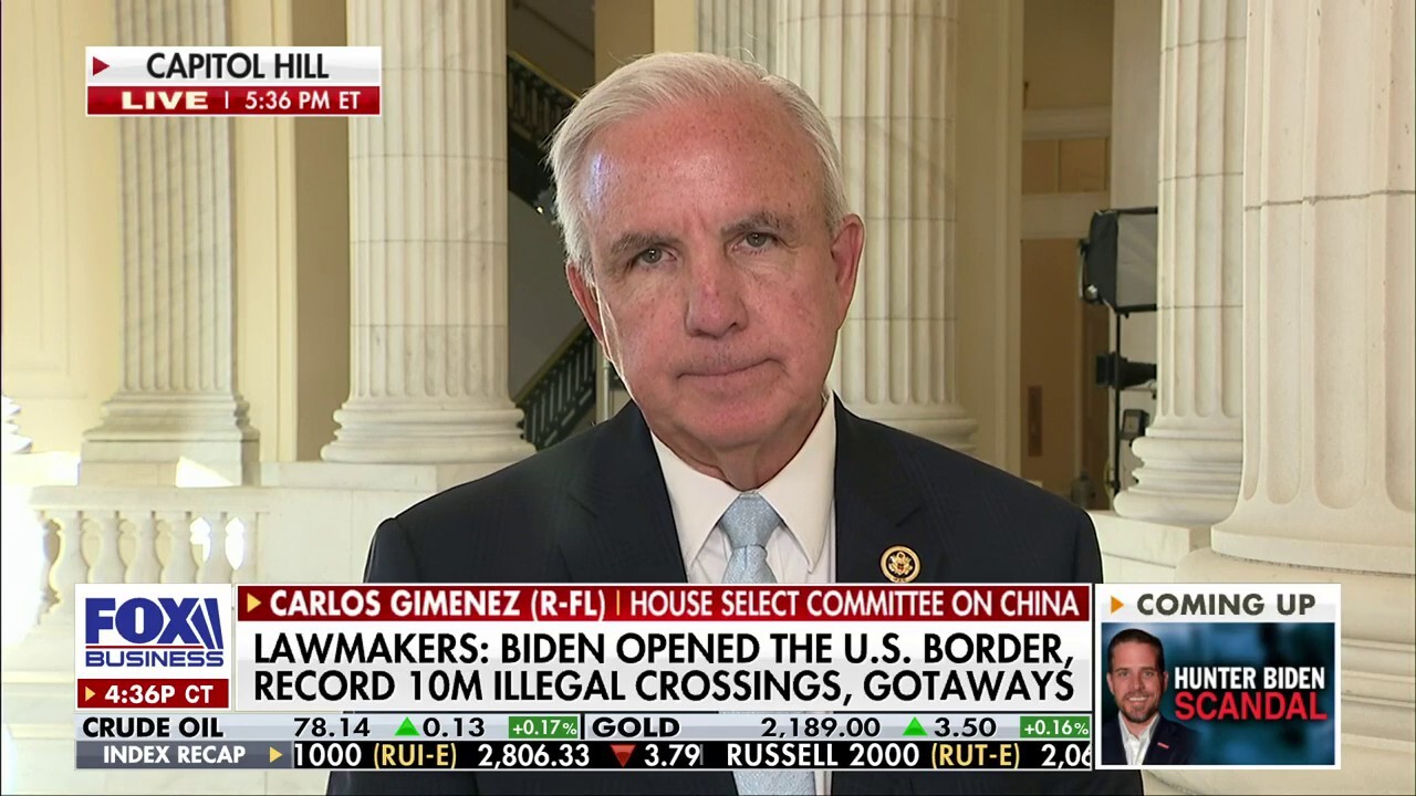 The Biden administration has its priorities all wrong: Rep. Carlos Gimenez