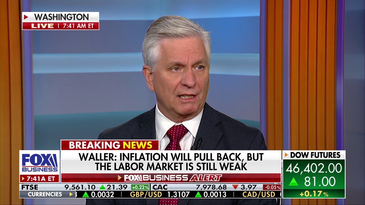 Federal Reserve Governor Christopher Waller joins FOX Business’ Edward Lawrence for an exclusive interview where he signals support for another quarter-point rate cut in December as inflation cools and the labor market weakens.