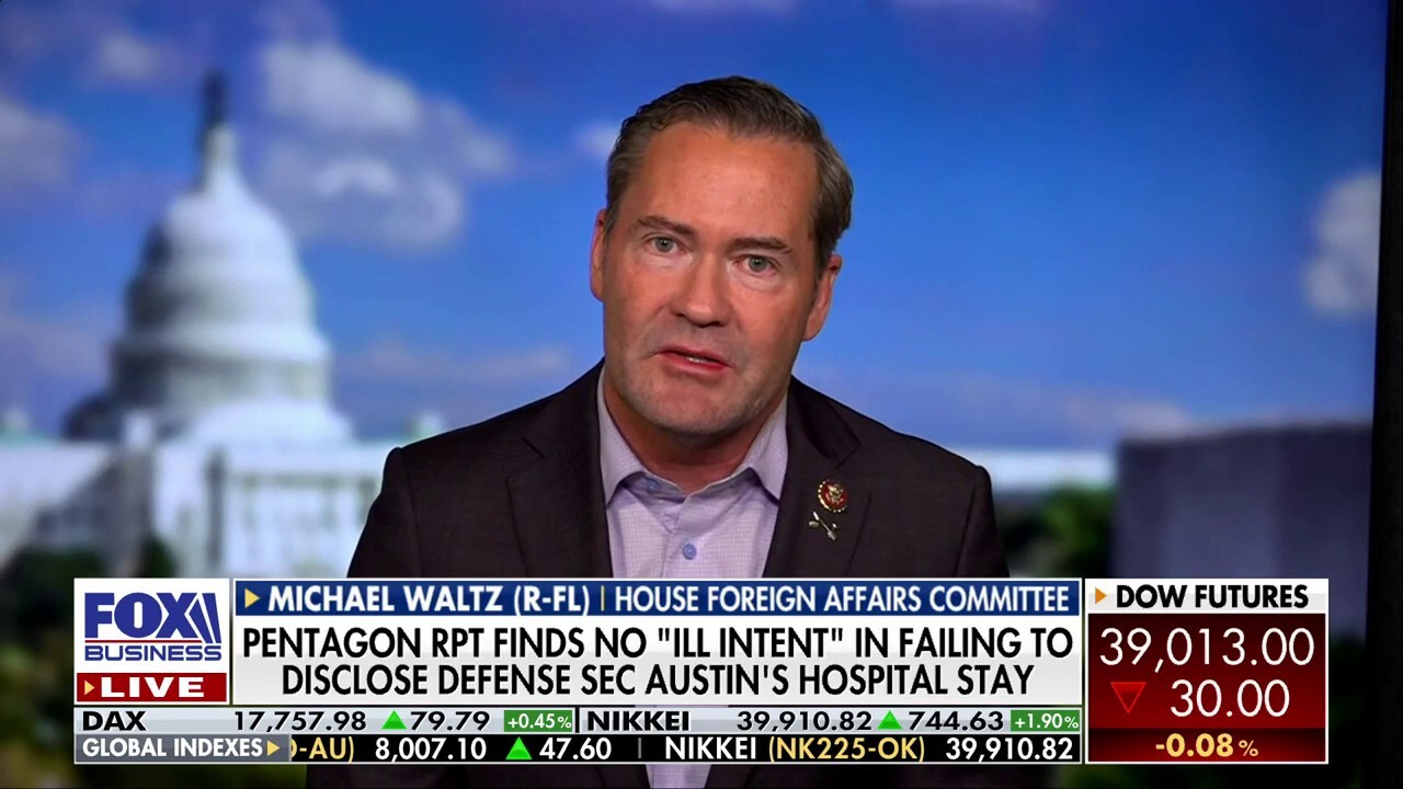 There's no accountability in Biden admin for 'most egregious violations' of basic discipline, common sense: Rep. Michael Waltz