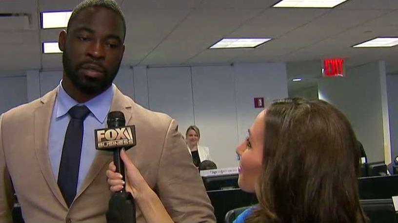 Justin Tuck takes part in BGC Charity Day