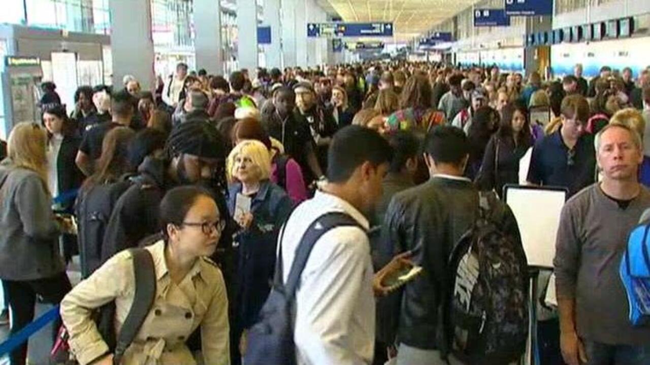 Is there a solution in sight for the long airport lines?