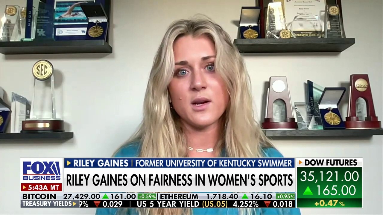 Riley Gaines Blasts AOC For 'Fear-Mongering' To Scare People Into Letting  Trans-Identifying Biological Men Compete In Women's Sports