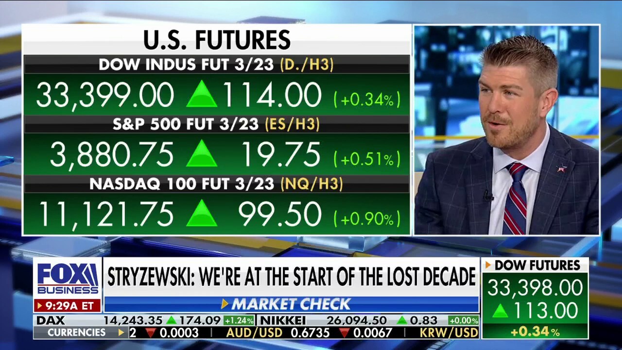 US economy entering 'a lost decade': David Stryzewski