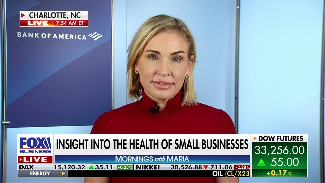 Bank of America President of Small Business Sharon Miller discusses small business owners' concerns regarding the economy and politics, and the economic outlook for female business owners.
