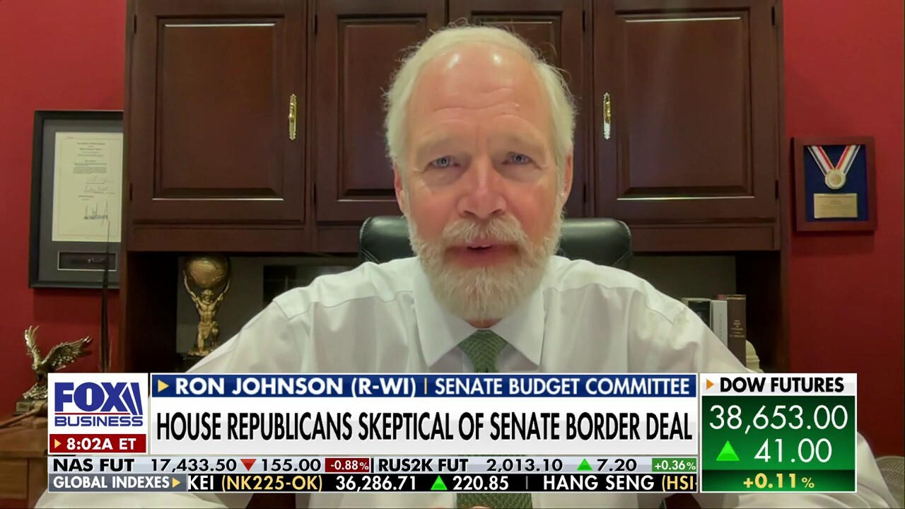 Biden is the 'root cause of the current catastrophe' at the border: Sen. Ron Johnson