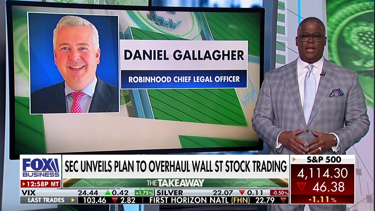 FOX Business' Charles Payne reacts to a Robinhood executive blasting the SEC's plan to overhaul Wall Street stock trading.