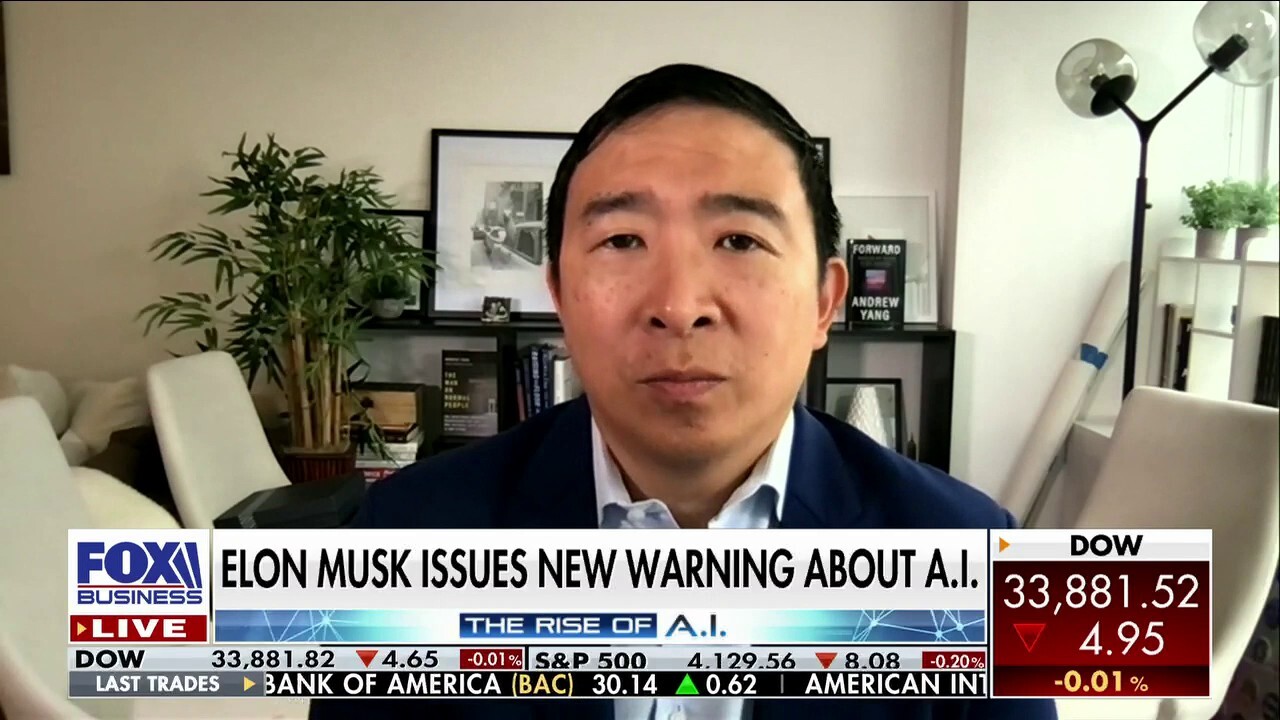 Andrew Yang 'concerned' AI has the power to 'destroy us'