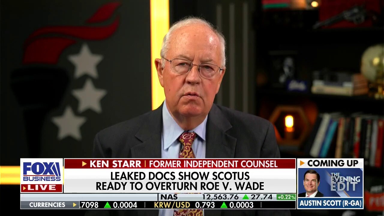 Ken Starr: Supreme Court leak an unprecedented breach of ethics 