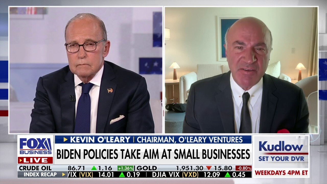 O'Leary Ventures’ Kevin O'Leary reacts to a crisis emerging for small businesses on 'Kudlow.'