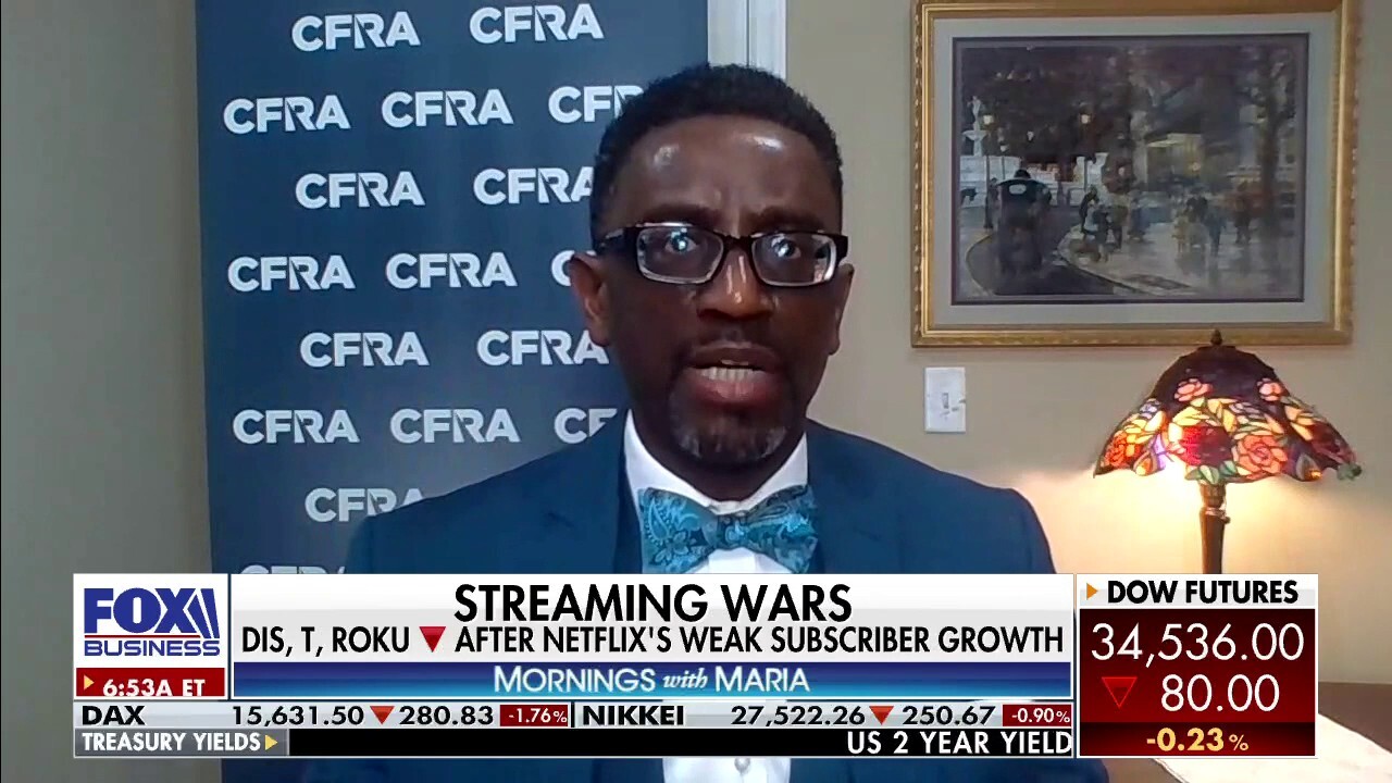 CFRA Research media and entertainment analyst Tuna Amobi says services like Netflix and Disney+ have become more alert to the impact of inflationary pressures.
