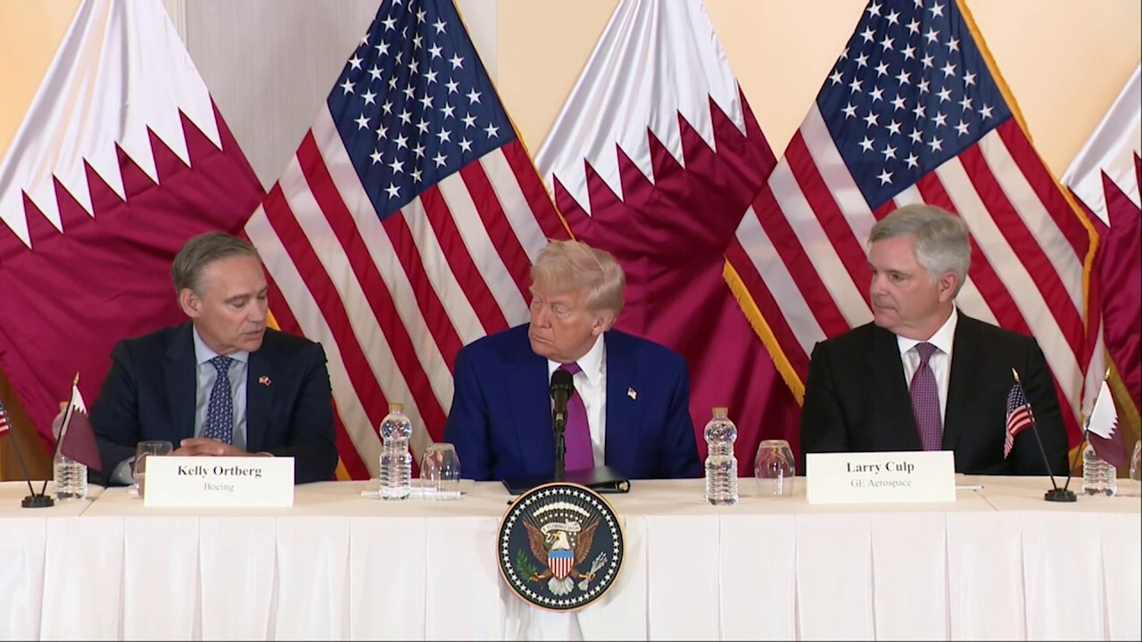 Boeing CEO Kelly Ortberg and Larry Culp, CEO of GE Aerospace, thanked President Donald Trump for helping broker a historic $96 billion order from Qatar Airways.