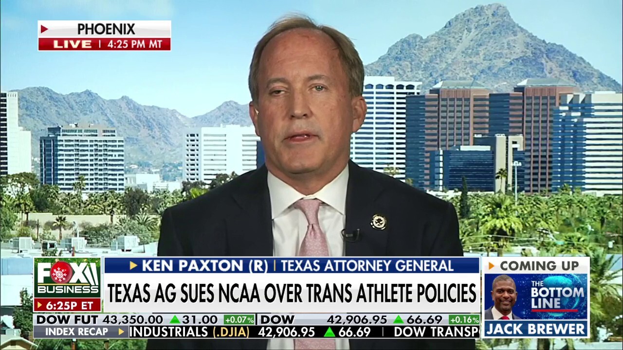 Texas AG sues over transgender athlete policies: 'Shocking this is an issue'