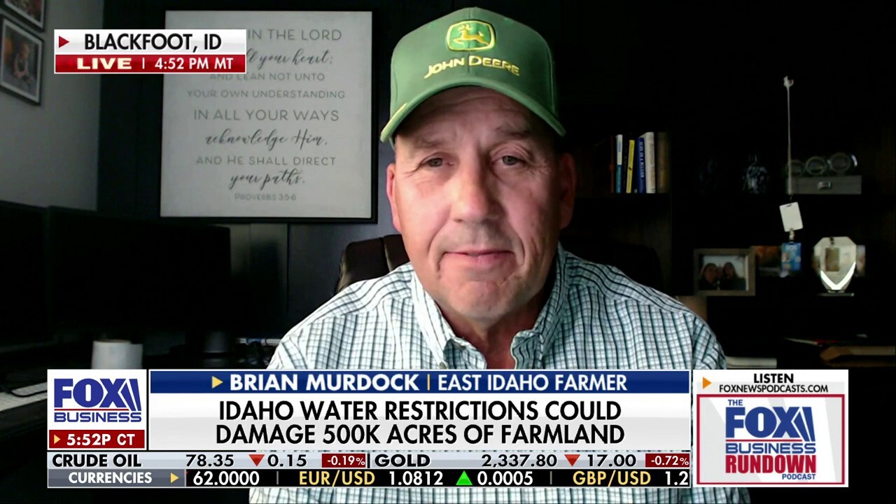 East Idaho farmer Brian Murdock details the water restrictions that he and other farmers are facing on ‘The Bottom Line.’