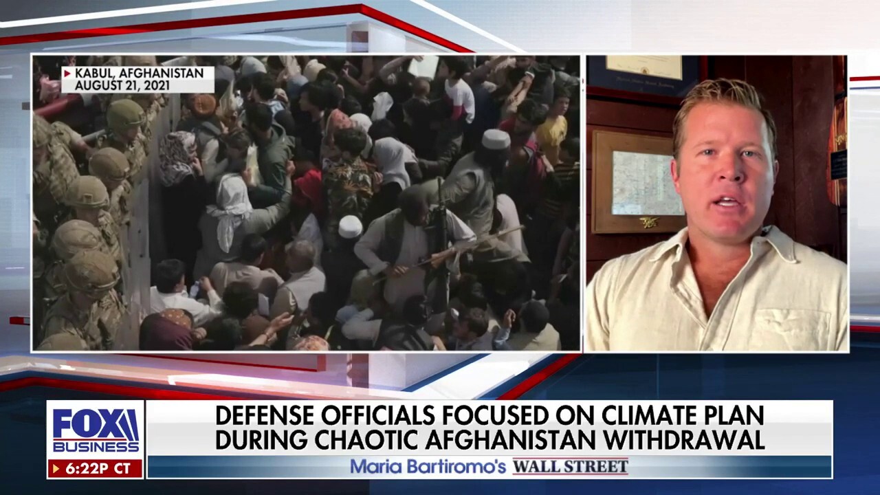 Biden admin is 'disgraceful' for pushing climate agenda during Afghan exit: Tim Sheehy