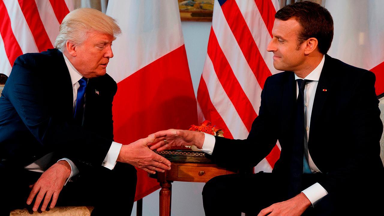 Can Macron convince Trump to exempt European Union from tariffs?