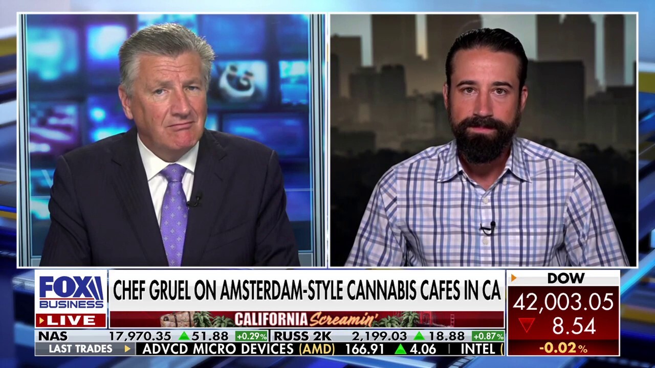 Amsterdam-style cannabis cafés in California will be an 'absolute disaster': Chef Andrew Gruel