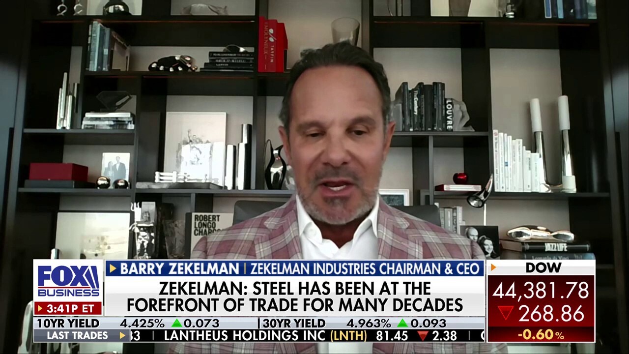 Zekelman Industries Chairman and CEO Barry Zekelman assesses President Donald Trump’s 35% tariff on Canadian imports on ‘The Claman Countdown.’