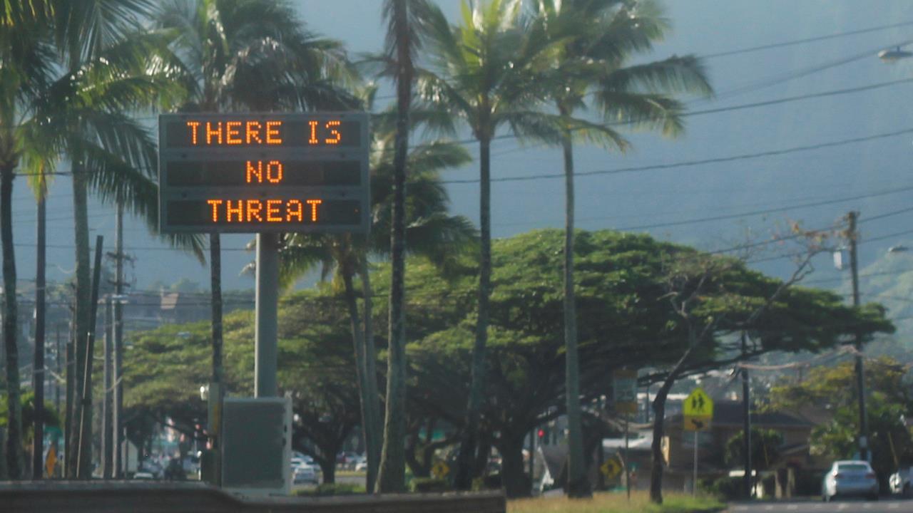 Hawaii sent into panic by missile alert false alarm