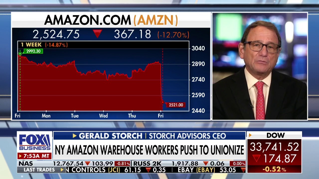 Storch Advisors CEO and former Toys 'R' Us CEO Gerald Storch says that Americans fear recession as prices are rising faster than consumer incomes.