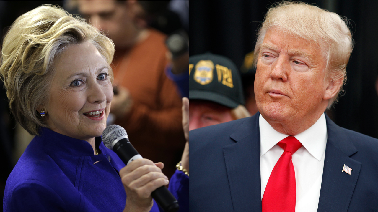 Clinton and Trump up big in new poll