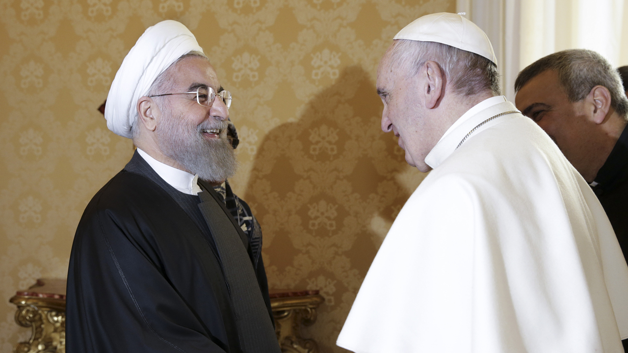 Iranian president meets with the pope 