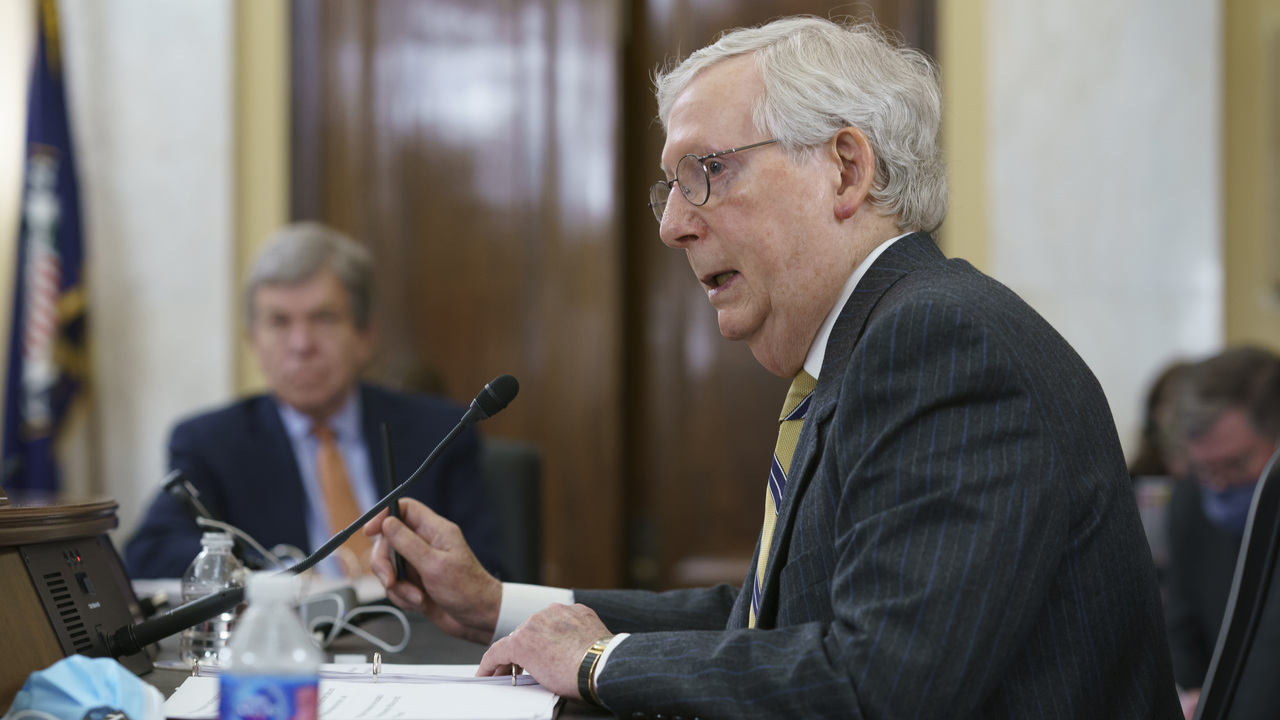 Mitch McConnell says Biden is falling short on bipartisanship