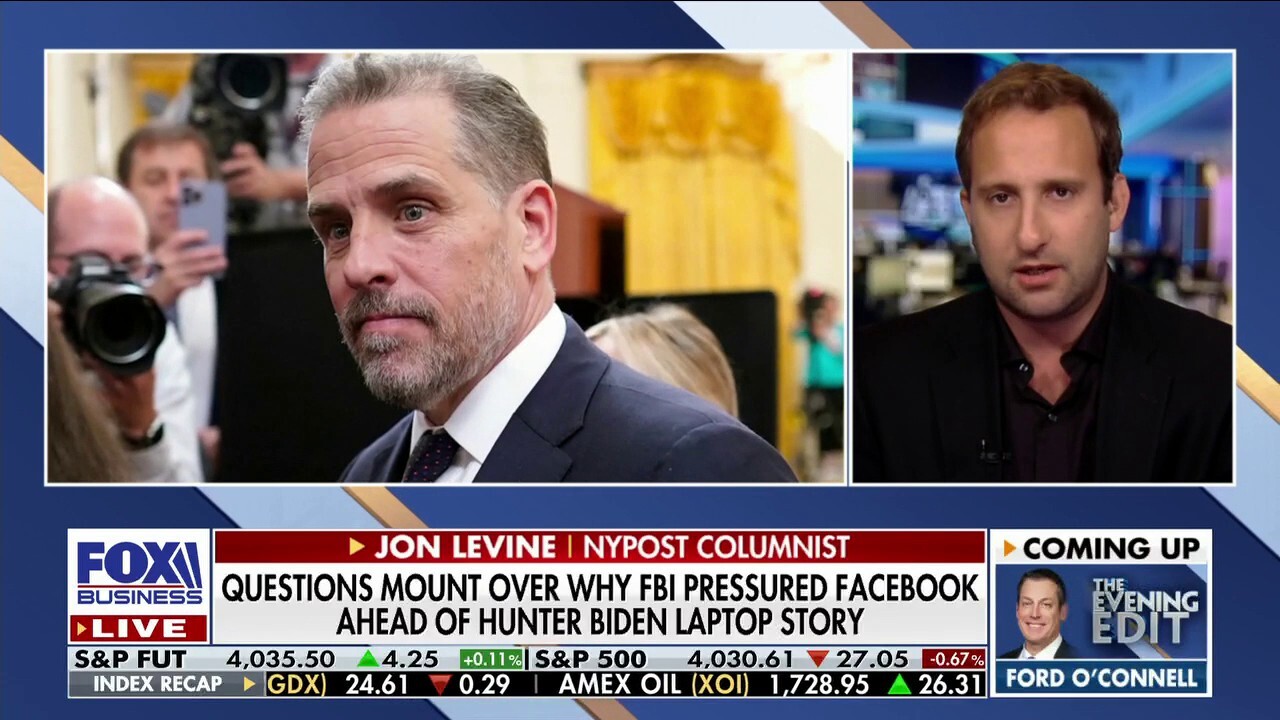 FBI has a 'troubling pattern' in the Hunter Biden laptop: Jon Levine 