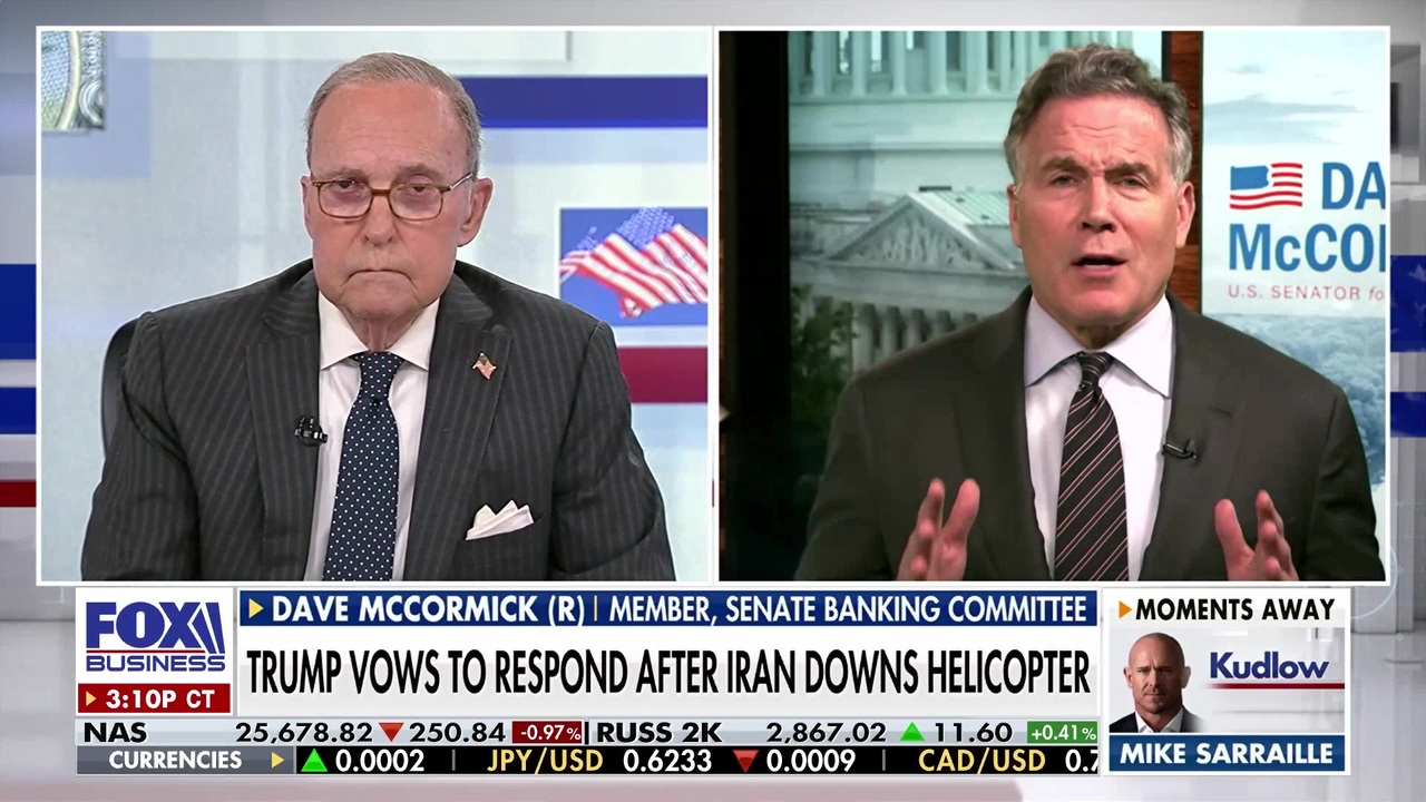 Sen. Dave McCormick, R-Pa., says the Trump administration should prioritize nuclear enrichment and the opening of the Strait of Hormuz in any deal with Iran on ‘Kudlow.’