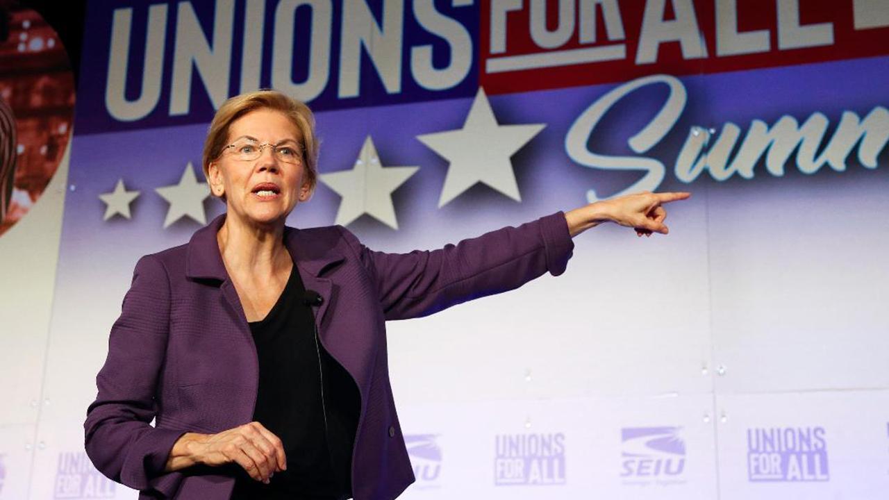 Warren tweets Facebook ad with false claims