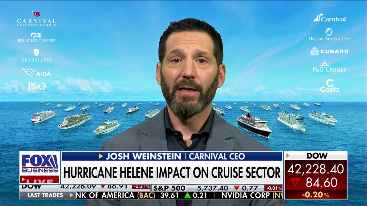 Carnival CEO Josh Weinstein discusses hurricane season in the Caribbean on 'The Claman Countdown.'