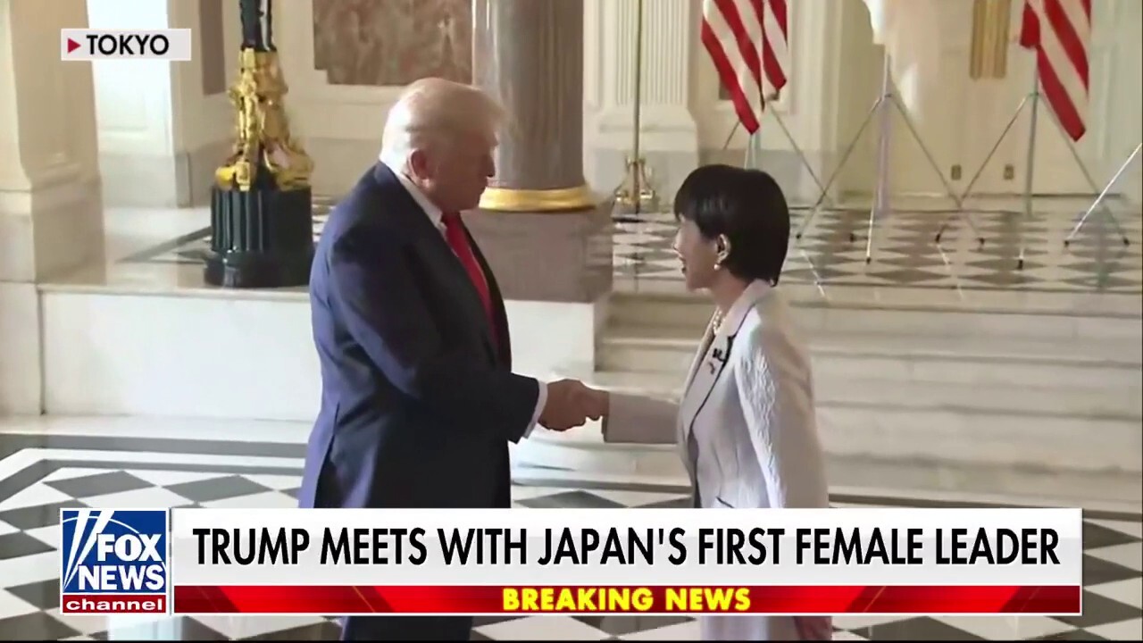 The president said he was optimistic about the future of trade with Tokyo just before signing an agreement on rare earth minerals.