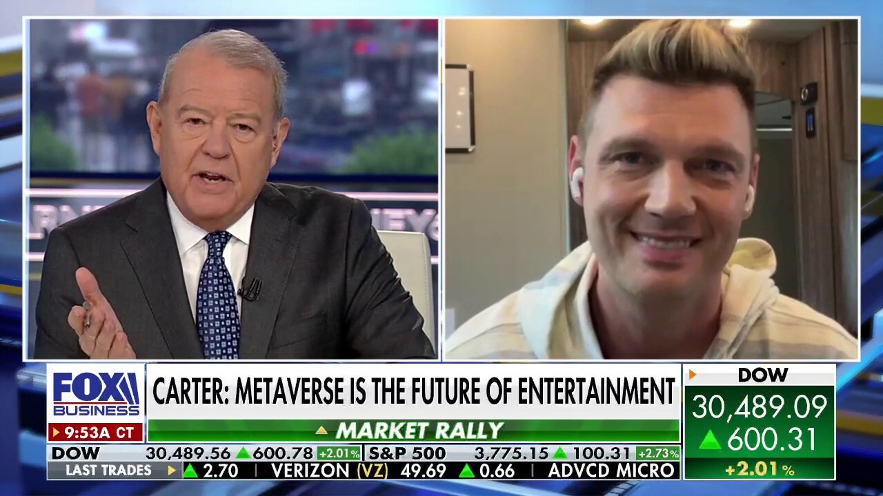 Backstreet Boys star Nick Carter joins 'Varney & Co.' to discuss his recent purchase of the Tampa Bay Bull Sharks fantasy football team and to give a rundown of the virtual sports metaverse.