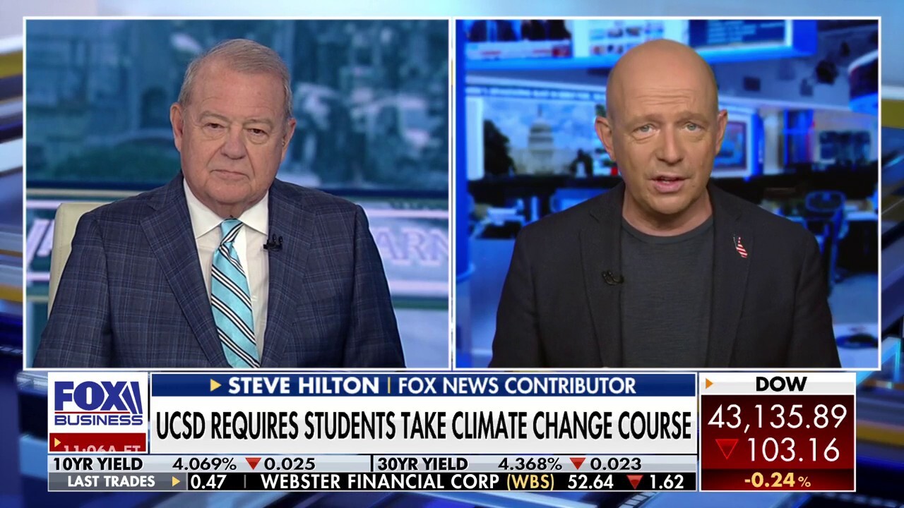 California university ripped over climate change requirement: 'Just so offensive,' Steve Hilton says