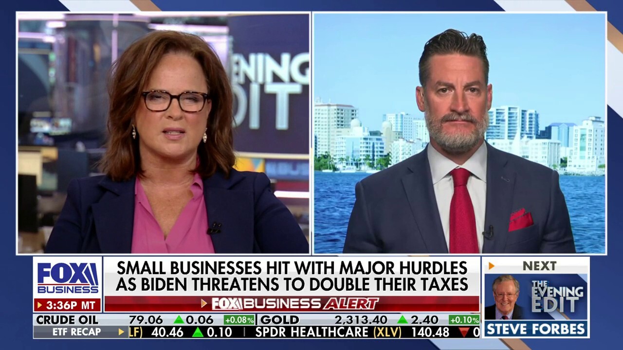 House Ways and Means Committee member Rep. Greg Steube, R-Fla., joins 'The Evening Edit' to discuss major hurdles facing small businesses as President Biden threatens to double their taxes.