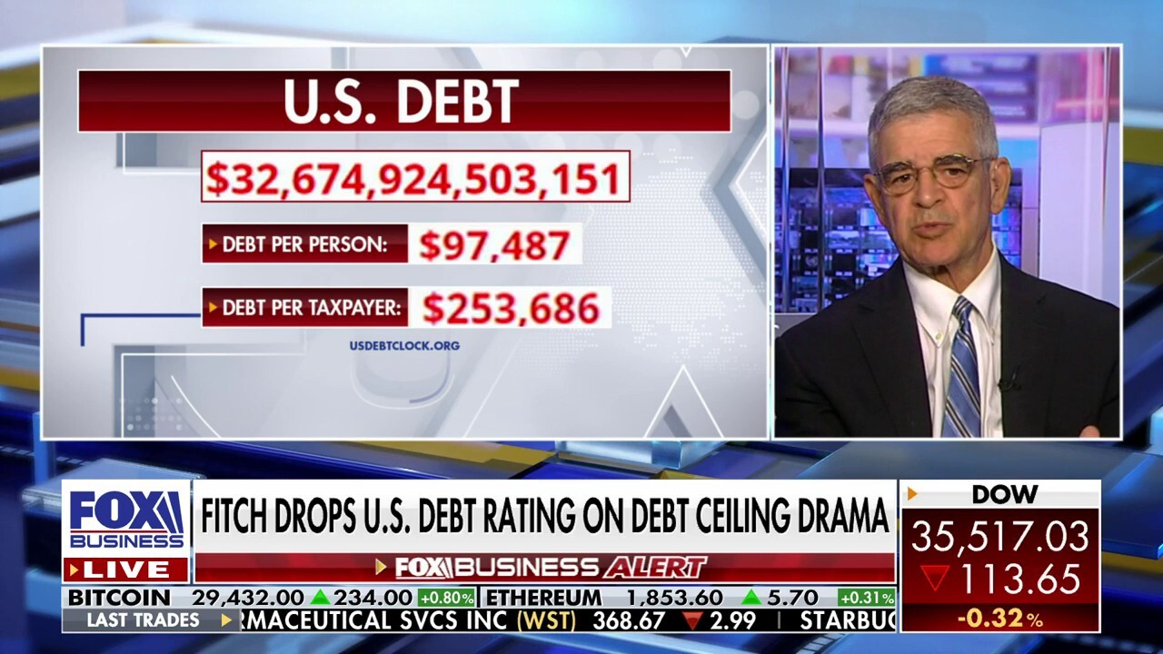 Former U.S. International Trade Commission Chief Peter Morici discusses the U.S. debt downgrade and nationwide rise in gas prices on 'Varney & Co.'