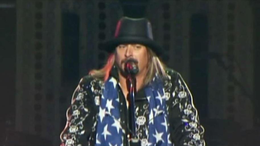 Kid Rock hits the campaign trail for Senate candidate in Michigan