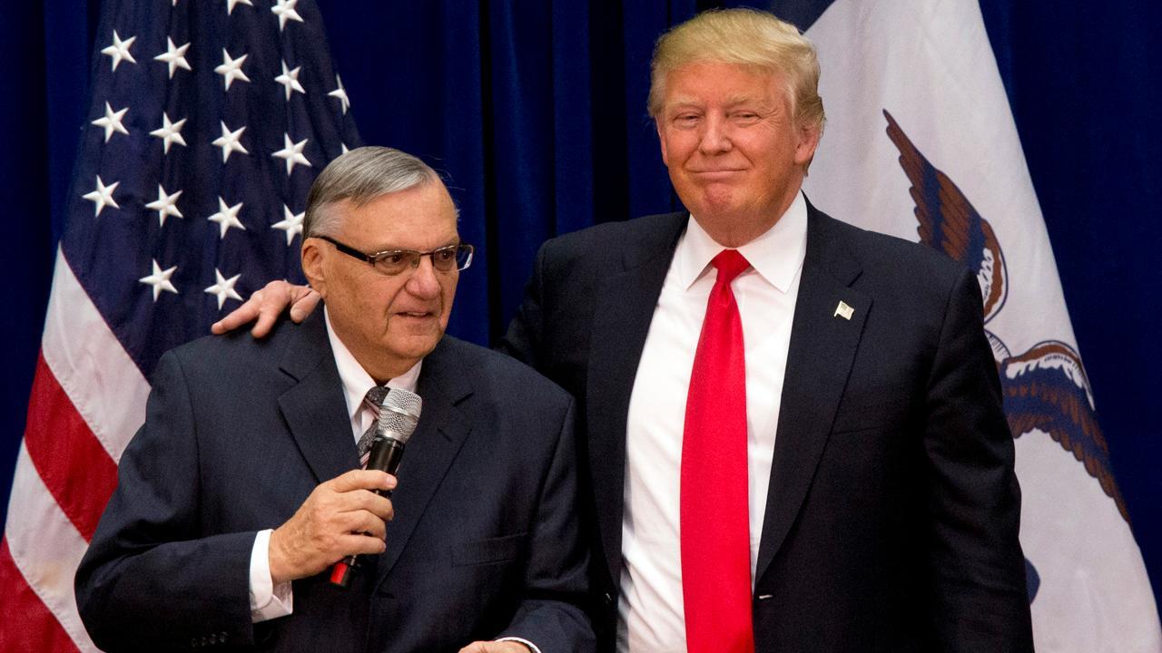 Joe Arpaio: I really appreciate the president’s nice comments and support