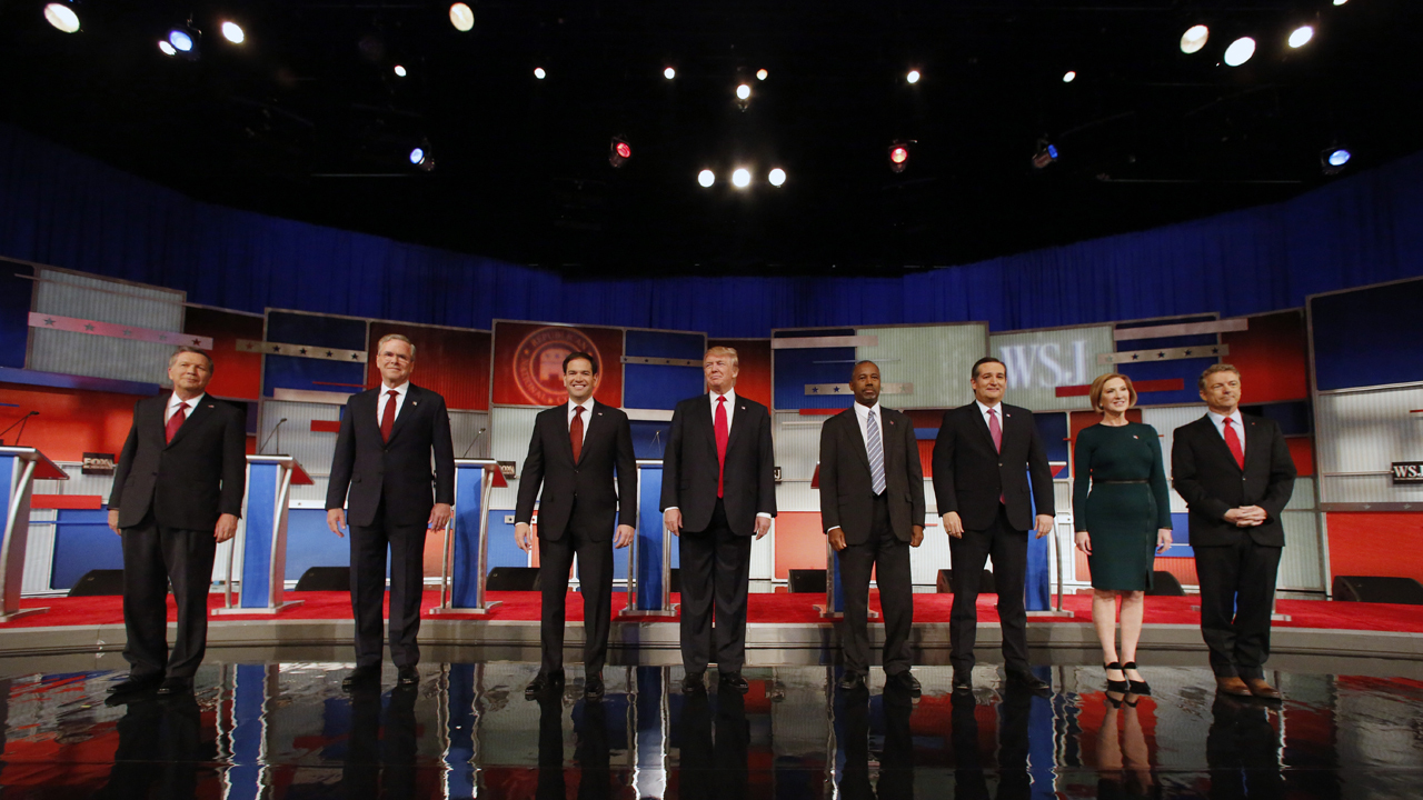 The race for third place in Iowa among GOP candidates