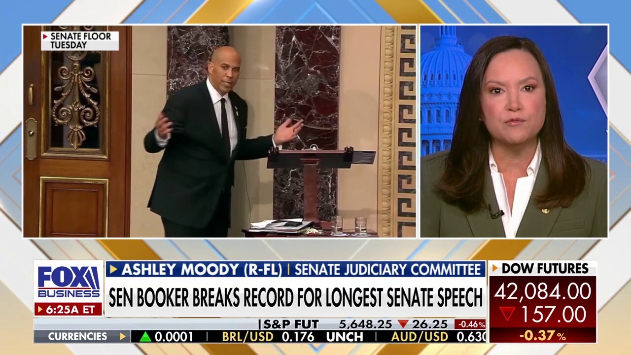 Cory Booker's filibuster 'was just an extended floor speech that accomplished nothing': GOP lawmaker