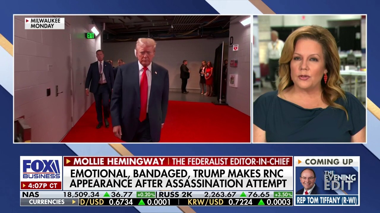 Fox News contributor Mollie Hemingway reacts to former President Trump's roaring welcome at the Republican National Convention and the future of the party on "The Evening Edit."