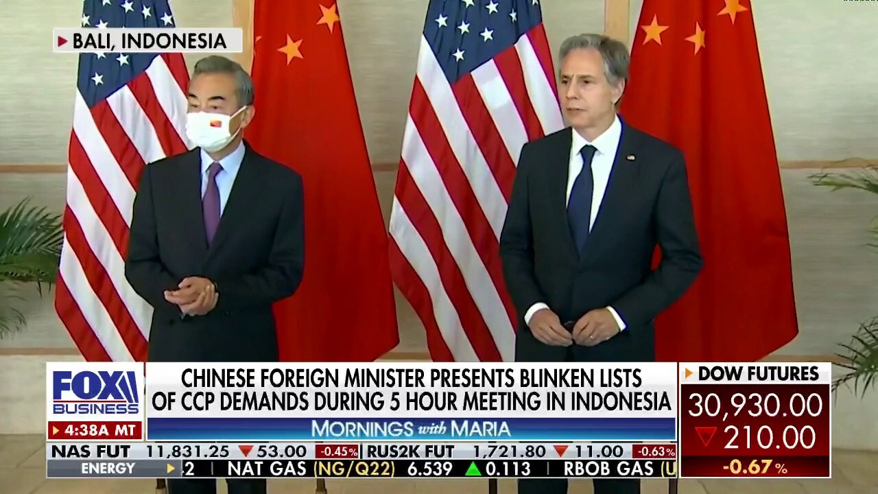 Chinese minister presents Sec. Blinken with list of US wrongdoings that 'must stop'