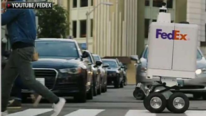 FedEx testing robot delivery